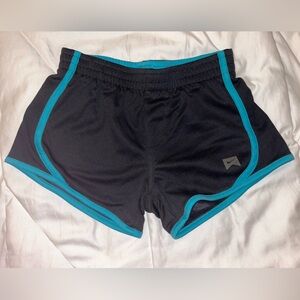 Nike Black and Blue Athletic Shorts